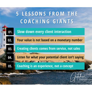 5 lessons from the coaching giants