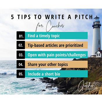5 tips to write a pitch